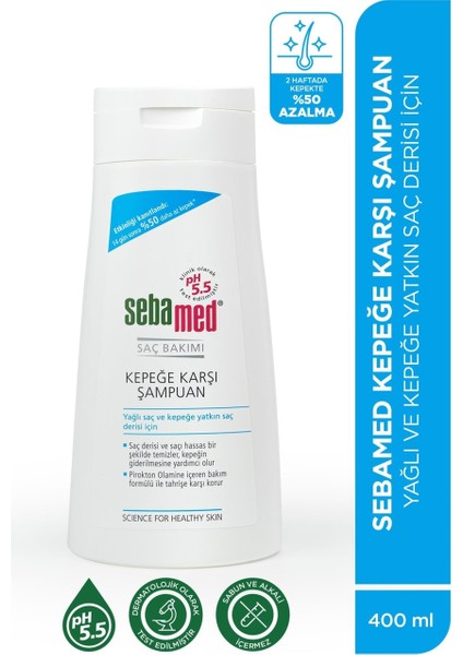 Şampuan 400ML Kepeğe Karşı ve Yağlı Saç Tipleri Için (3 Lü Set) modelleri