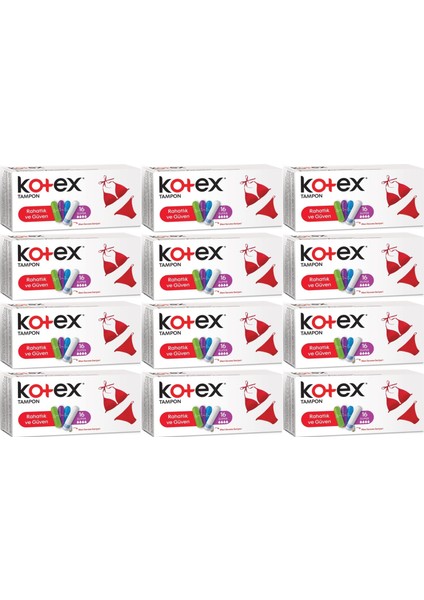 Tampon Süper 192’li Set 12 Paket x 16