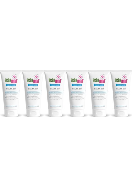 Clear Face Bakım Jeli 50ML (6 Lı Set)