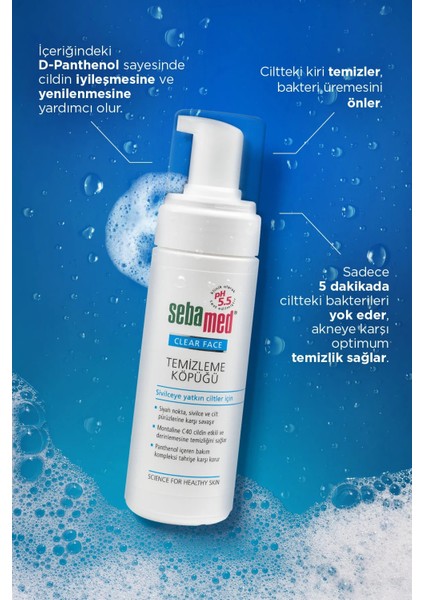 Clear Face Yüz Temizleme Köpüğü 150ML (3 Lü Set) fırsatları