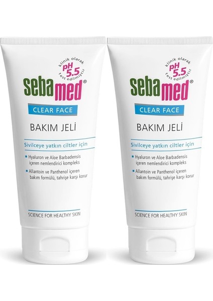 Clear Face Bakım Jeli 50ML (2 Li Set)