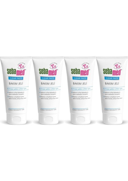 Clear Face Bakım Jeli 50ML (4 Lü Set)