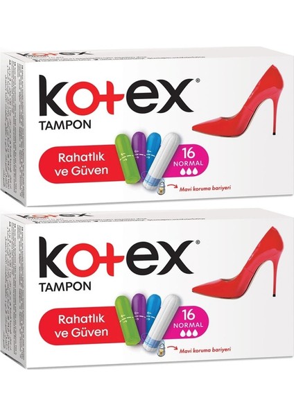Tampon Normal 32'li Set 2 Paket x 16