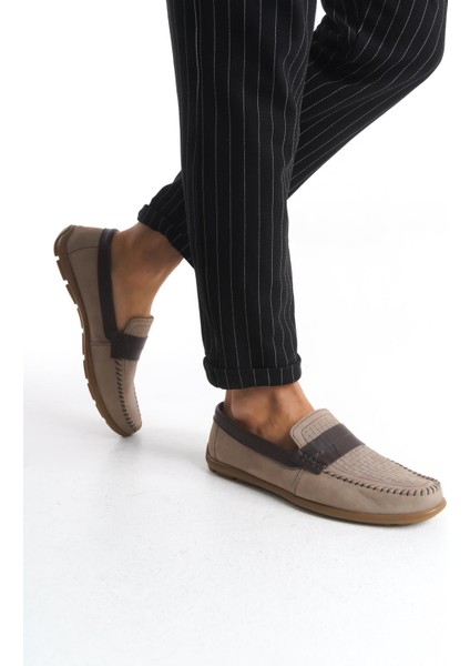 Erkek Deri Loafer Comfort Ayakkabı Dikişli Günlük Ayakkabı fiyatları