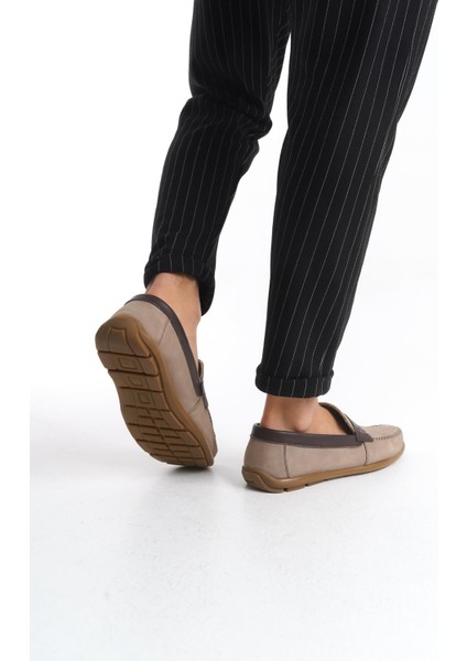 Erkek Deri Loafer Comfort Ayakkabı Dikişli Günlük Ayakkabı modelleri