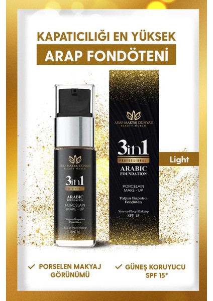 Yoğun Kapatıcı Fondöten Lıght