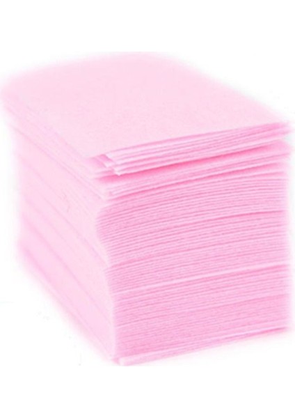 Tüysüz Ped 75'li Jel Protez Kalıcı Oje Mendili Manikür Temizleme Mendili 75 Adet