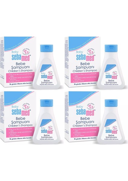 Bebek Şampuanı 150ML Yeni Doğan (4 Lü Set)