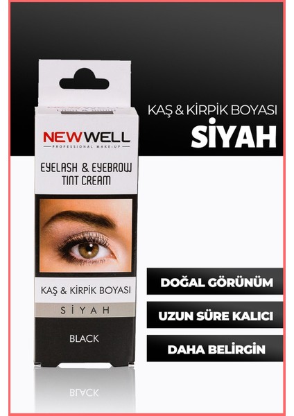 Kaş & Kiprik Boyası - Siyah 8680923320915