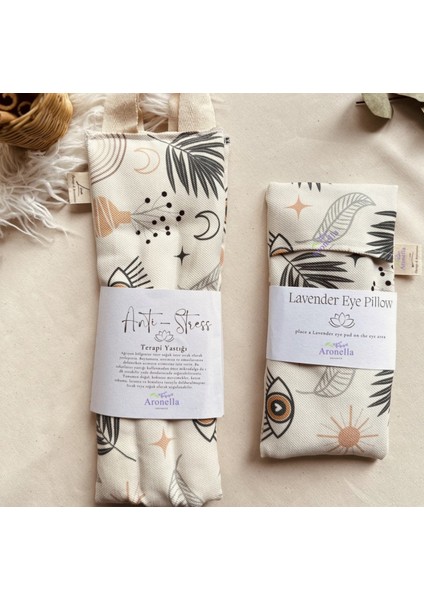 Lavanta Göz Yastığı ve Anti Stress Terapi Masaj Yastığı- Bohem Nazar Göz Yoga Meditasyon Takımı indirimleri