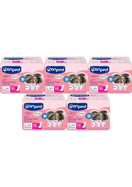 Mesane Pedi Ultra L - Large - Büyük - Yoğun 50 Adet (5pk*10)