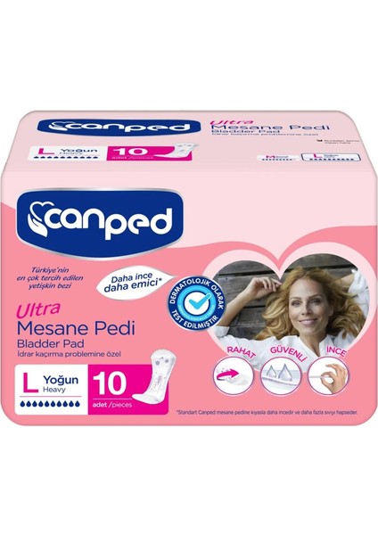 Mesane Pedi Ultra L - Large - Büyük - Yoğun 50 Adet (5pk*10)
