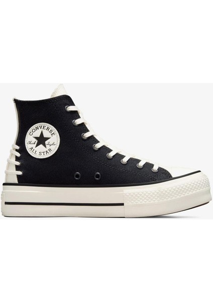 Chuck Taylor All Star Crafted Laces Lift Platform Kadın Günlük Spor Ayakkabı