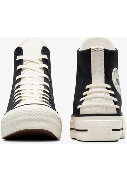 Chuck Taylor All Star Crafted Laces Lift Platform Kadın Günlük Spor Ayakkabı modelleri