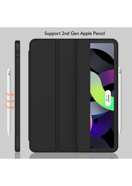 Ipad (A16) 2025 Kalemlikli Uyku Modlu Standlı Auto Wake/sleep, Soft Slim Tpu Smart Tablet Kılıf