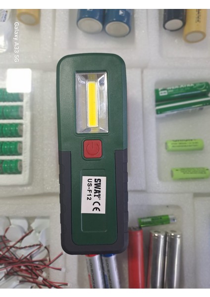 Ed Çalışma Işığı El Feneri Kamp Lambası LED Cob Muayene Işığı USB Araba Tamir Atölyesi Için Tutucu ile Şarj Edilebilir Kamp