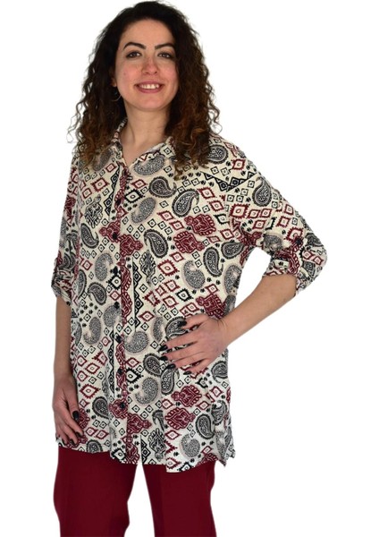 Kadın Büyük Beden Viskon Bluz BGL-ST04253 fiyatları