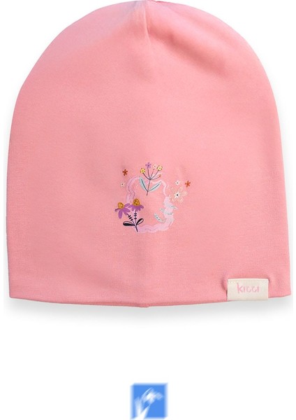 Cotton Çift Kat Kız Bebek Penye Bere ( 0-18 Ay )