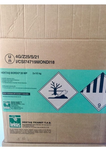 Bordo 20 Wp Kullanıma Hazır Bordo Bulamaç 10 kg
