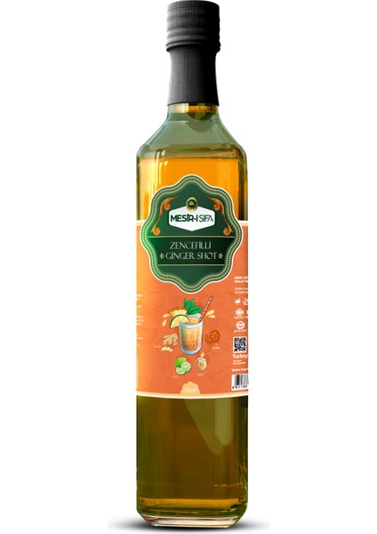 Zencefilli Ginger Shot Lime Limonu Portakal Bal Zencefil Içerikli 350GR
