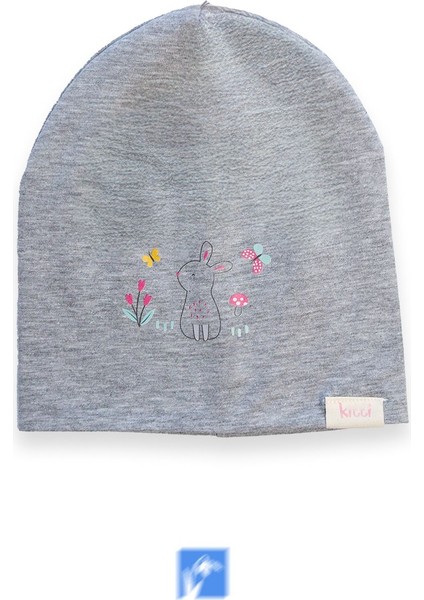 Cotton Çift Kat Kız Bebek Penye Bere ( 0-18 Ay )