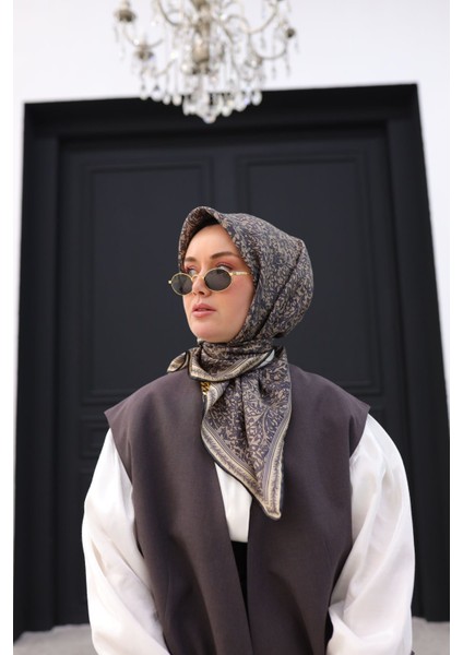 Twill Ipek Eşarp 11459-01