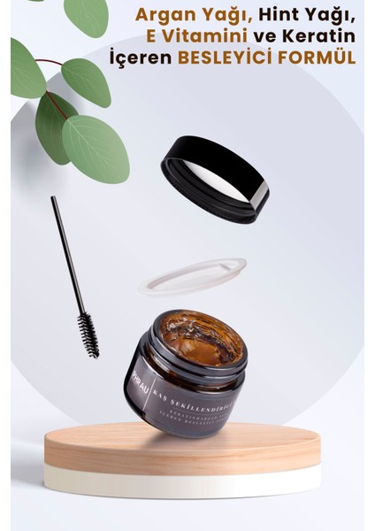 Kaş Şekillendirici Jel 50 ml – Argan Yağı, Keratin ve E Vitaminli Besleyici, Dermatolojik Olarak Test Edilmiş modelleri