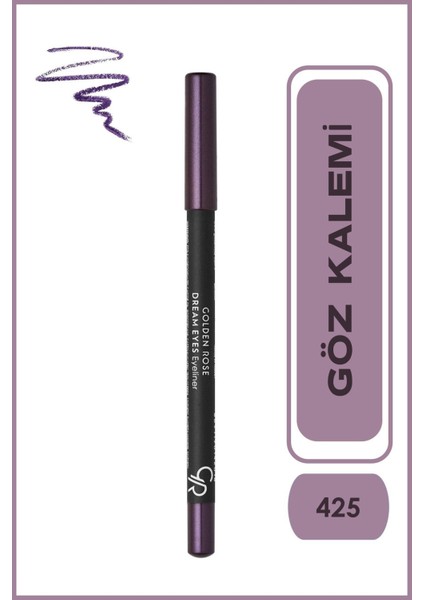 Dream Eyes Eyeliner No: 425 Dark Purple - Göz Kalemi - 8691190142254