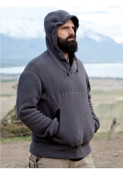 Outdoor Polar Erkek Kadın Unisex Kapşonlu Kombat Tactical Cepli Polar modelleri