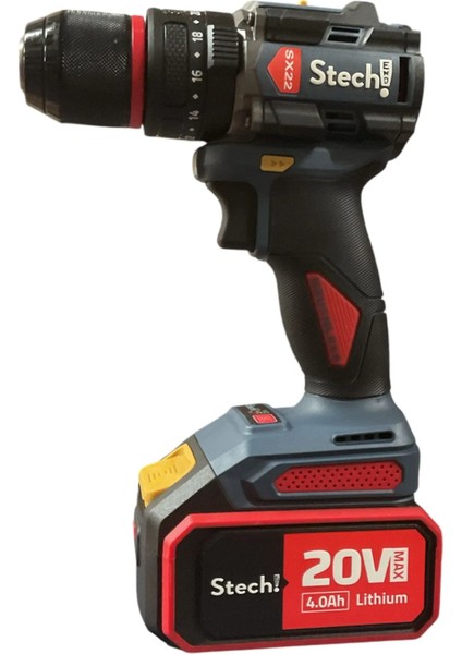 -End Akülü Darbeli Vidalama 4.0 Ah 20V SX22