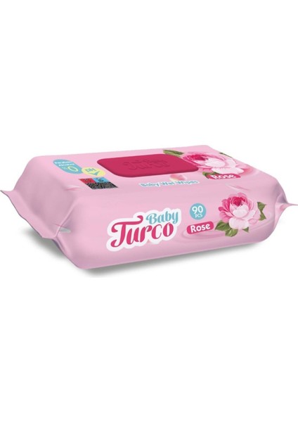Gül Kokulu Islak Bebek Havlusu 12X90 Adet fiyatları
