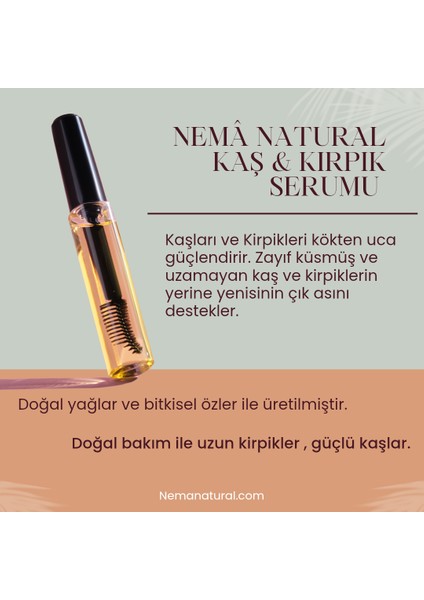 Kaş Kirpik Bakım Serumu