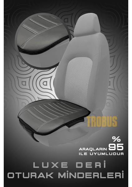 Su Geçirmez Ön Arka Araba Koltuk Minder Deri Bej Oto Koltuk Minderi 3'lü Oturak Örtüsü indirimleri