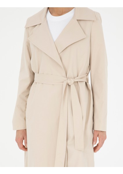 Kadın Bej Trençkot 50282819-VR011