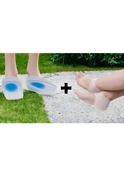 Bir Çift %100 Silikon Topukluk+ Bir Çift Silikon Çorabı fiyatları