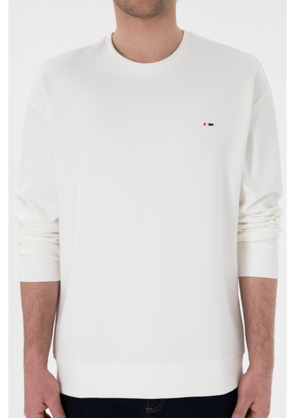 Erkek Ekru Sweatshirt 50309858-VR019