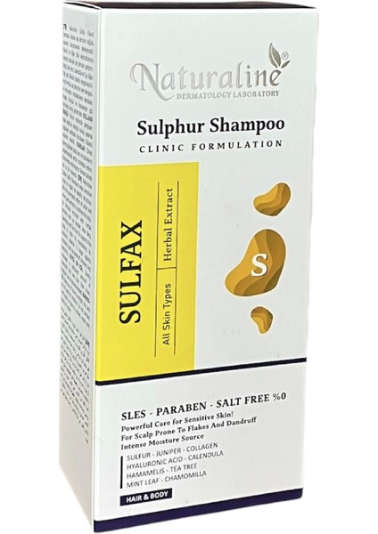 Naturaline 2 Adet Kükürt Saç ve Vücut Şampuanı 200 ml
