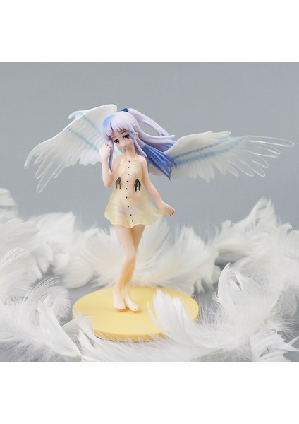 Anime Melek Beats Tachibana 15CM Pvc Model Oyuncaklar Dekorasyon Melek Heykel Hediyeler Kızlar Için