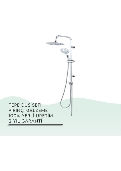 Igk Yapı - Rain-Plus Slim Tepe Duş Seti (53235)