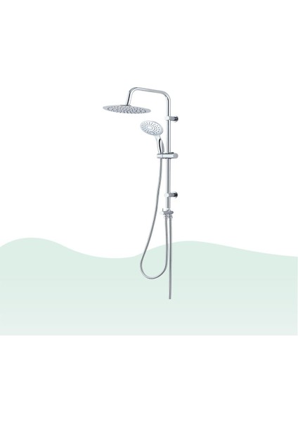 Igk Yapı - Rain-Plus Slim Tepe Duş Seti (53235)