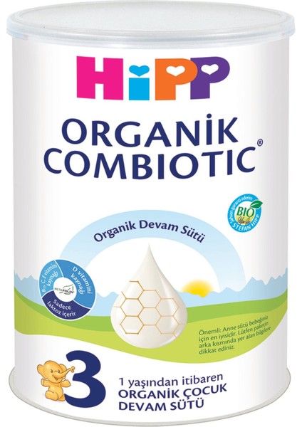 3 Organik Combiotic Devam Sütü 350 G