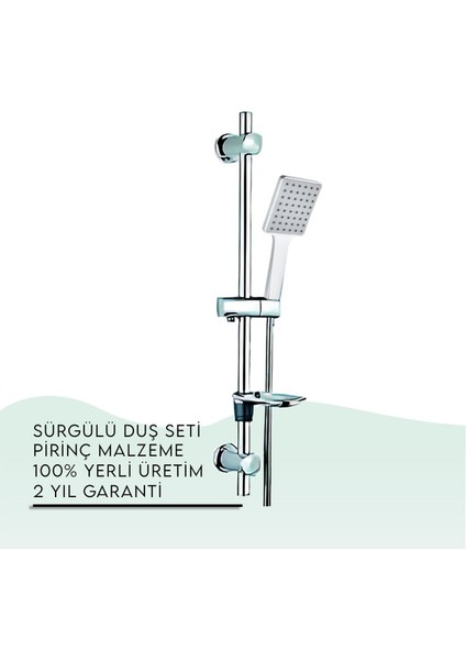 Igk Yapı - Dinamik Carismo Sürgülü Duş Seti (51045)