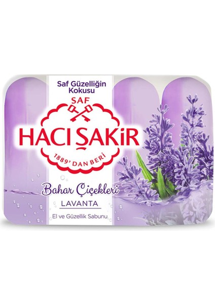 Bahar Çiçekleri Lavanta Güzellik Sabunu 4x70 gr
