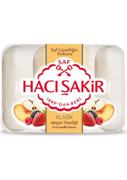 Klasik Meyve Tazeliği Güzellik Sabunu 4x70 gr