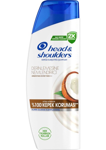 Şampuan Derinlemesine Nemlendirici Hindistan Cevizi 1ın1 330 ml