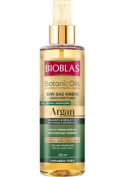 Argan Sıvı Saç Kremi 200 ml