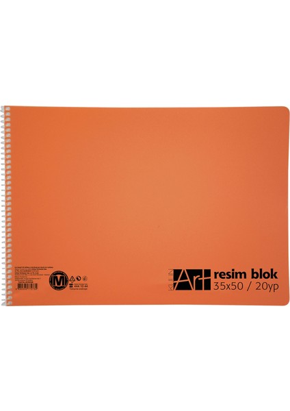 Pp 35X50 Resim Defteri 20 Yaprak