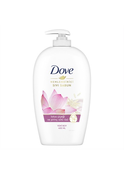 Nemlendirici Sıvı Sabun Lotus Çiçeği ve Pirinç Sütü Özü 450 ml