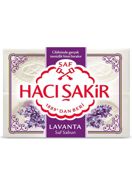 Lavanta Beyaz Kalıp Sabun 4x150 gr