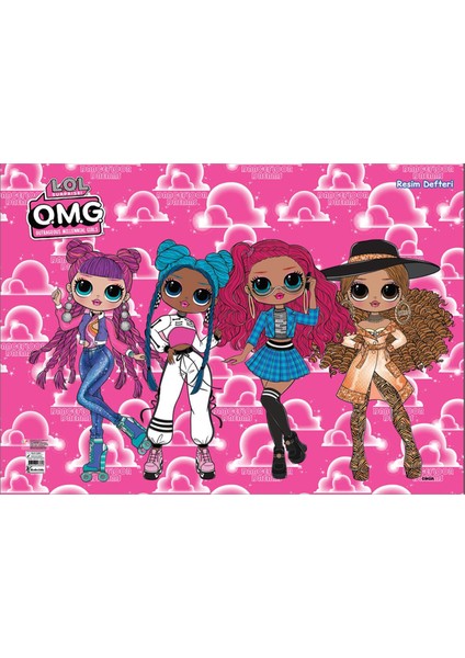 Lisanslı 15 Yaprak Karton Kapaklı Resim Defteri